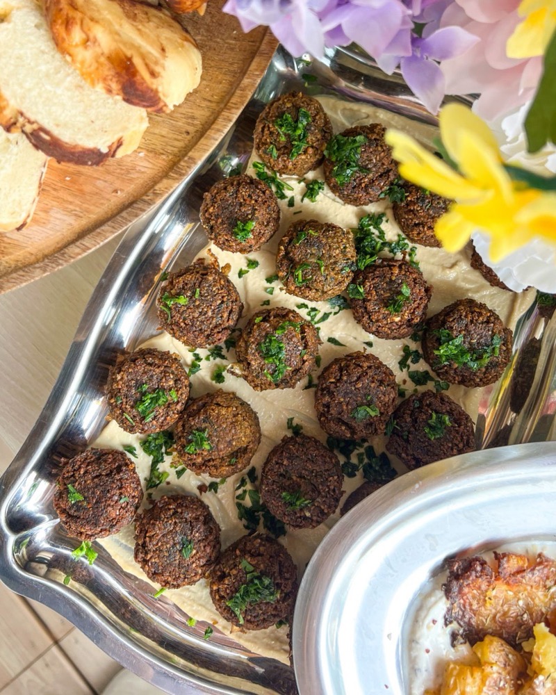 Falafels croustillants maison, buffet Le Déjeuner Entre L à Aix-en-Provence