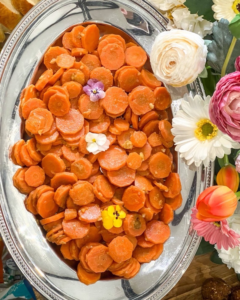 Salade de carottes à la marocaine maison, buffet Le Signature Entre L à Aix-en-Provence