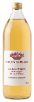 Bouteille de pur jus de raisin blanc